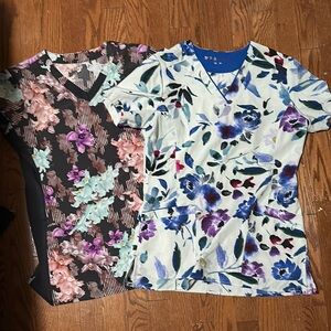 Floral Print Women's Top - Multicolor